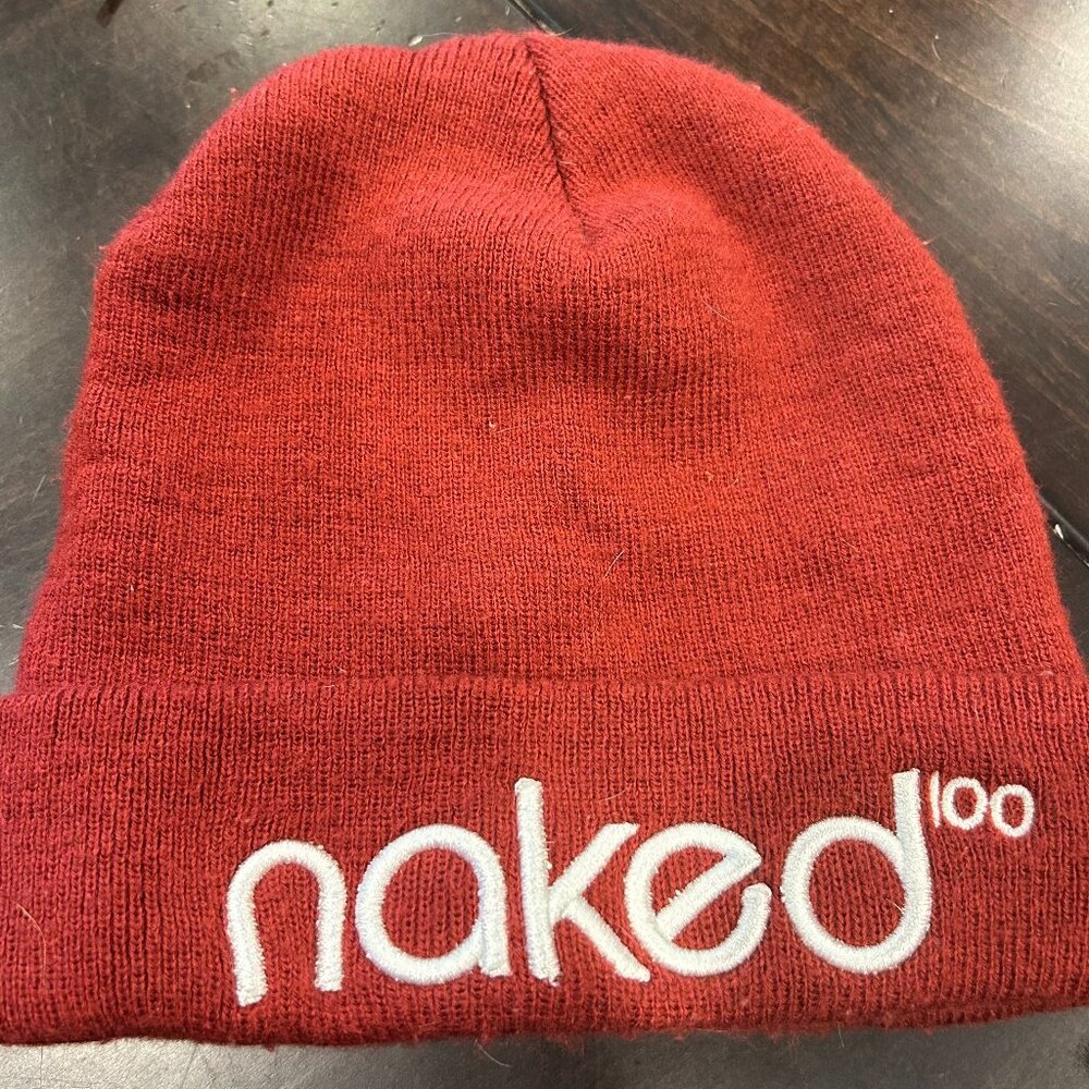 Naked 100 Knit Hat - Burgundy